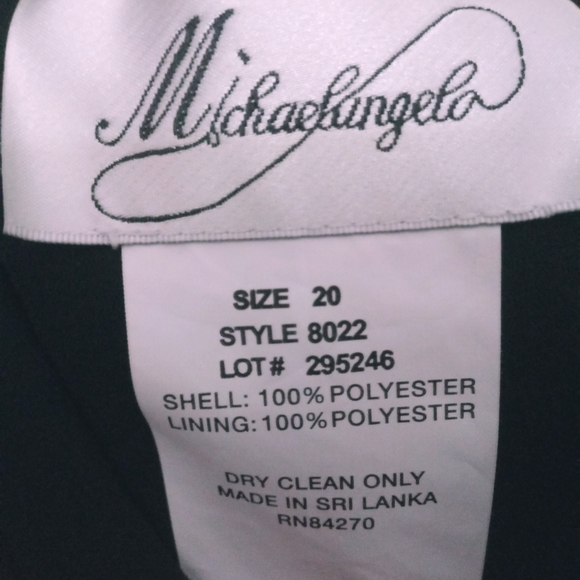 Michaelangelo Black Dress - Picture 6 of 9